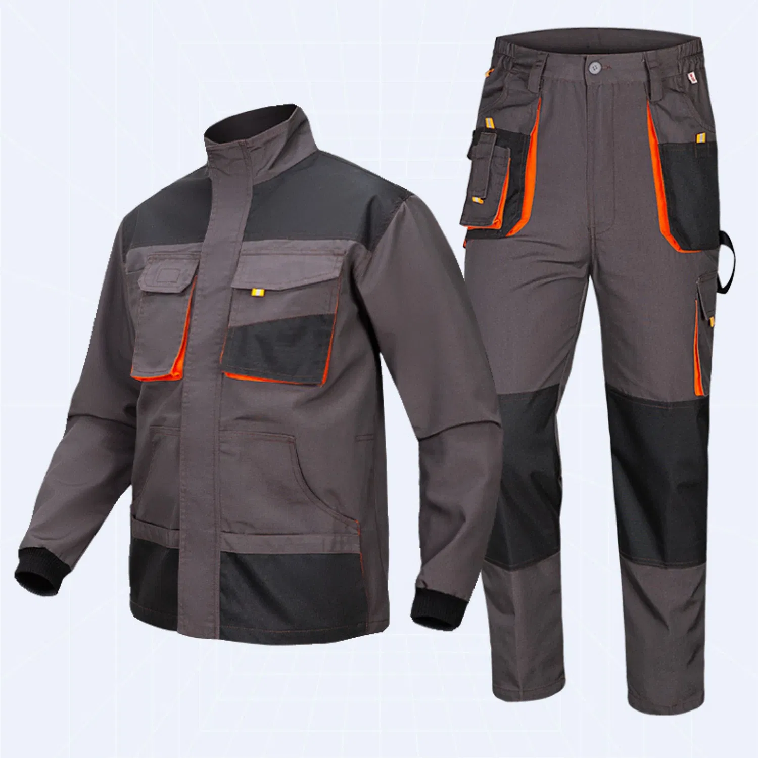 OEM Clothing Work Clothes Men Mechanic Coverall Overalls Workwear Jacket Pants Trousers Construction Safety Working Scrubs Uniforms Suit