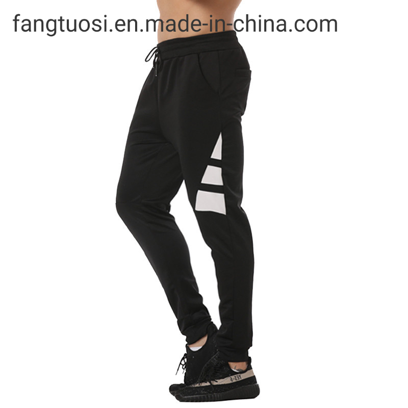 Polyester Custom Running Streetwear Fitness Track Gym Jogger Pants Tapered Loose Athletic Sports Sweatpants Drawstring Men