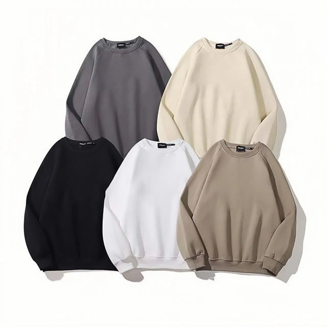 Custom Men's Oversized Unisex Crew Neck Cotton Streetwear Hoodies Sweatshirt