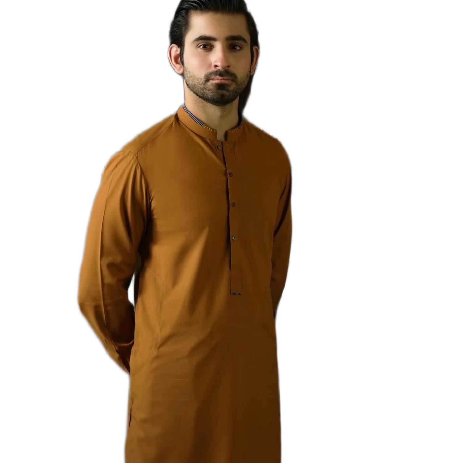 Custom Ethnic Traditional Muslim Clothing Shalwar Kameez High Quality Wrinkle Free Quick Dry 2pcs Suit Men Party All Seasons