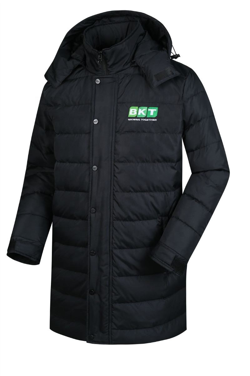 Custom Embroidery Outdoor Thick Warm Heavy Weight Down Waterproof Bomber Padded Men Puffer Winter Jacket