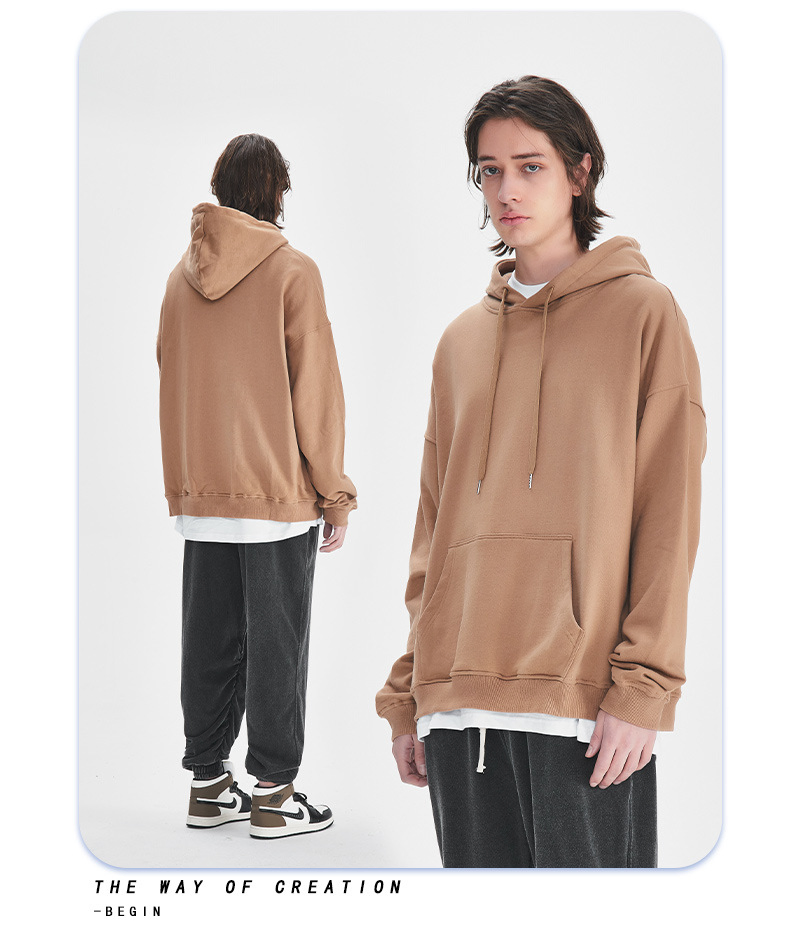 Wholesale Solid Color Hoodie Sweatshirt Hoody Cycling Wear Sportswear Women Toga Outfit Activewear Stock Fitness Wear Men's Hoodies Casual Hooded Sweatshirts