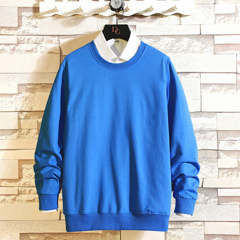 Fashion Men Sweatshirt Soft Oversized Hoodie Long Sleeve Solid Male Men's Sweatshirt