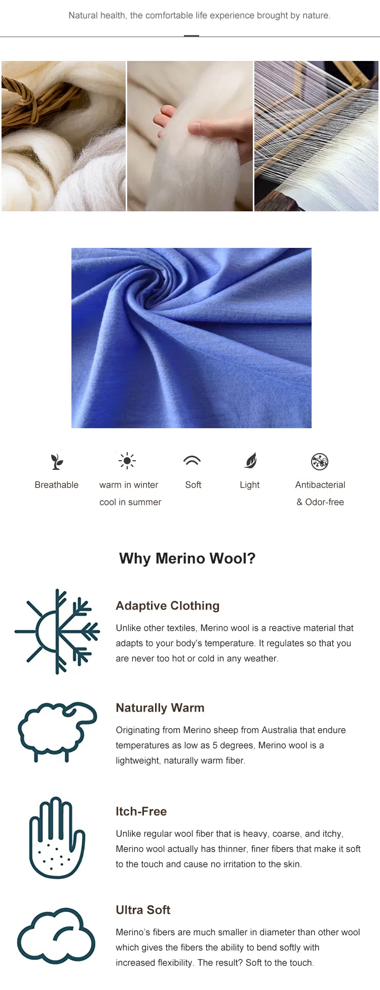 Merino Wool Advantages