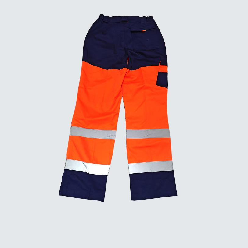 Reflective Safety Cargo Pants for Men Hi Vis Workwear Winter Warm Trousers Heavy Duty Style Safety Clothing
