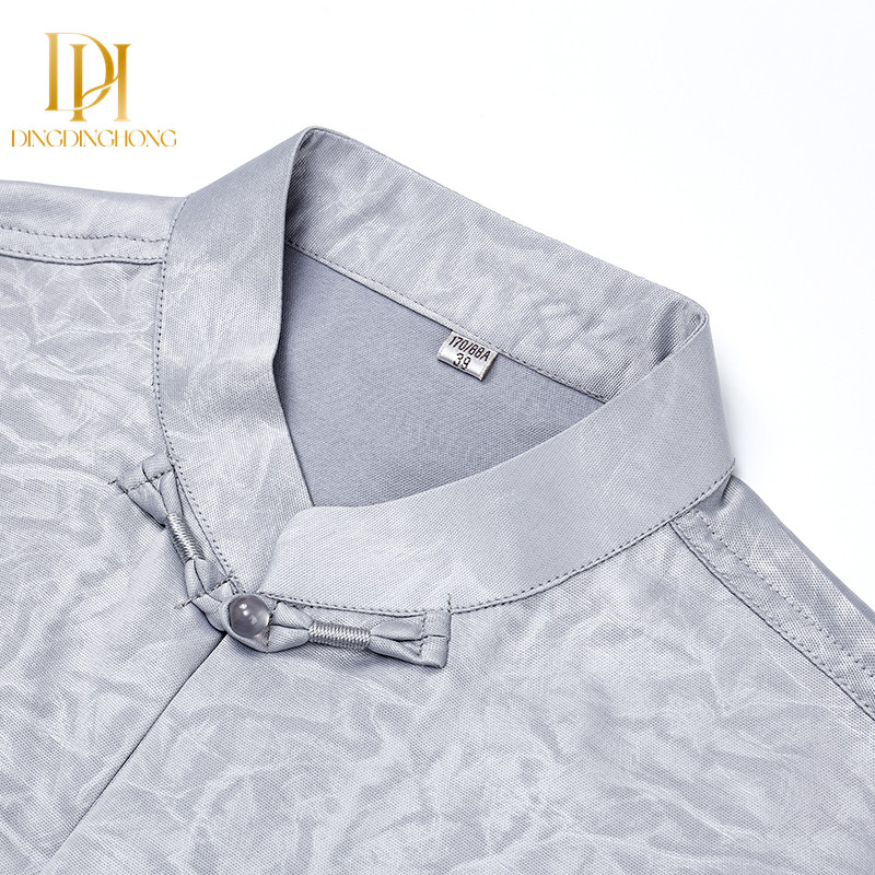 Chinese Summer Short-sleeved Middle-aged and Elderly Men's Hanfu Dad and Grandpa Chinese Traditional Ethnic Style Clothing