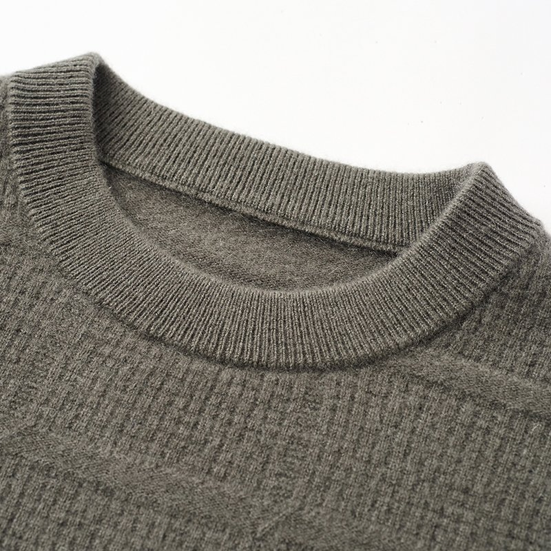 Men's 100% Cashmere Sweater Luxury Winter Knitwear for Business &amp; Casual Wear Made in China Supplier
