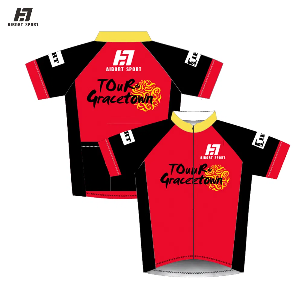 Cycling Wear Men's OEM Short Sleeve Summer Clothing Sublimation Custom Sublimation Bicycle Shirts Bicycle Uniforms Cycling Wear