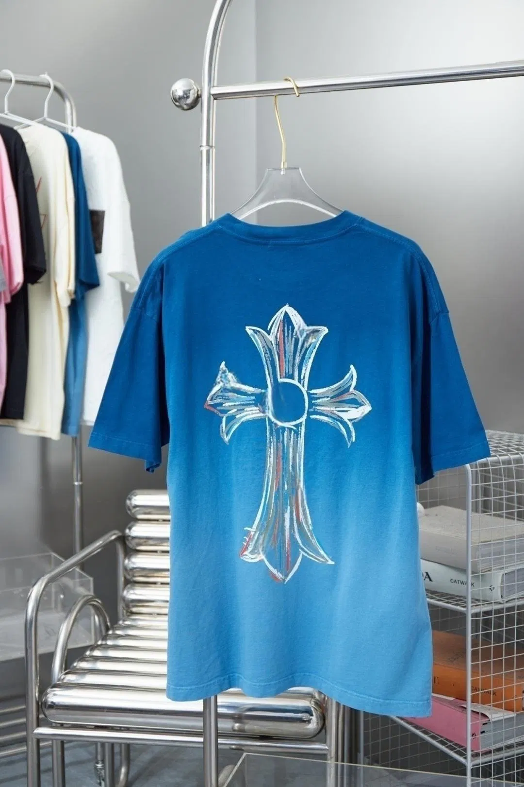 Luxury High-End Designer Graphic T-Shirts for Men Premium Cotton Casual Short Sleeve Tees Fashion Streetwear Tops