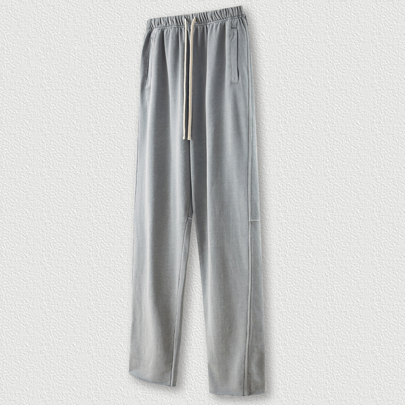 Wholesale Custom High Quality Blank Solid Color Sports Pants 380GSM 100% Cotton Casual Men's Jogging Wear