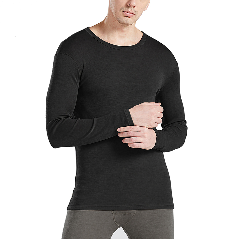 Merino Wool Base Layer Heavy-Weight 400GSM for Winter Trekking Skiing Mountaineering