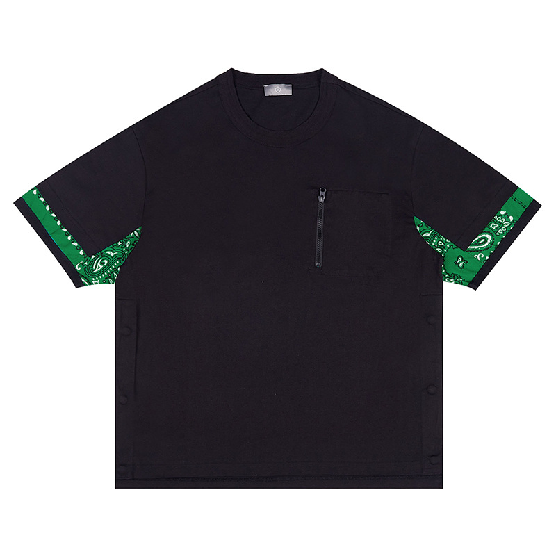 Custom Logo 95%Cotton 9%Spandex Plus Size Oversized Fashion Brand High Street Casual Clothing for Men