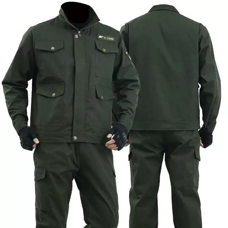 Heat Resistance Welding Clothing Men Overalls Workwear Automotive Repair Construction Work Uniform