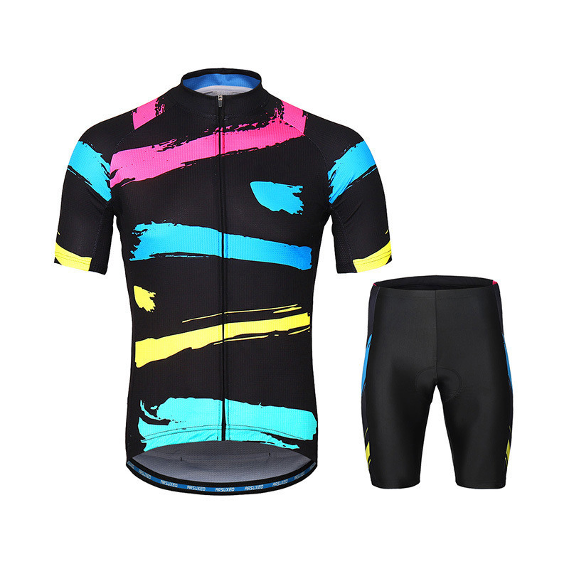 Men′ S Sportswear Sublimation Print Cycling Uniform Bike Clothing Bicycle Shorts Sets