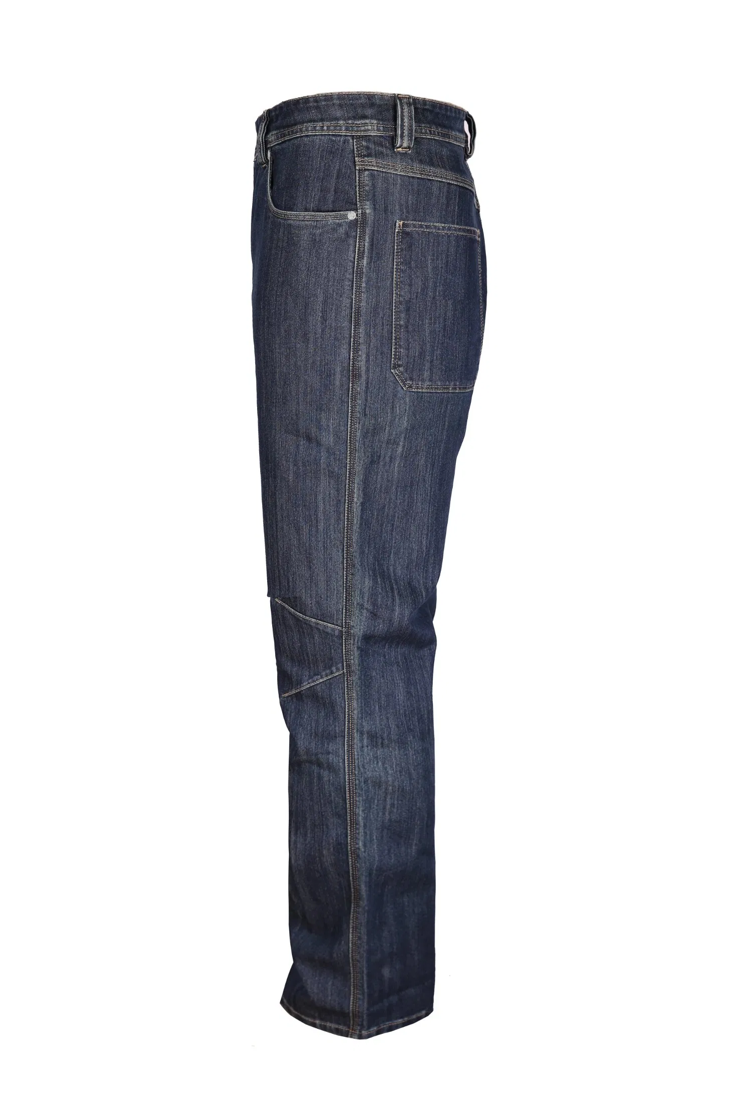 Men's Wear-Resisting Classic Denim Cowboy Jeans Workwear Trousers