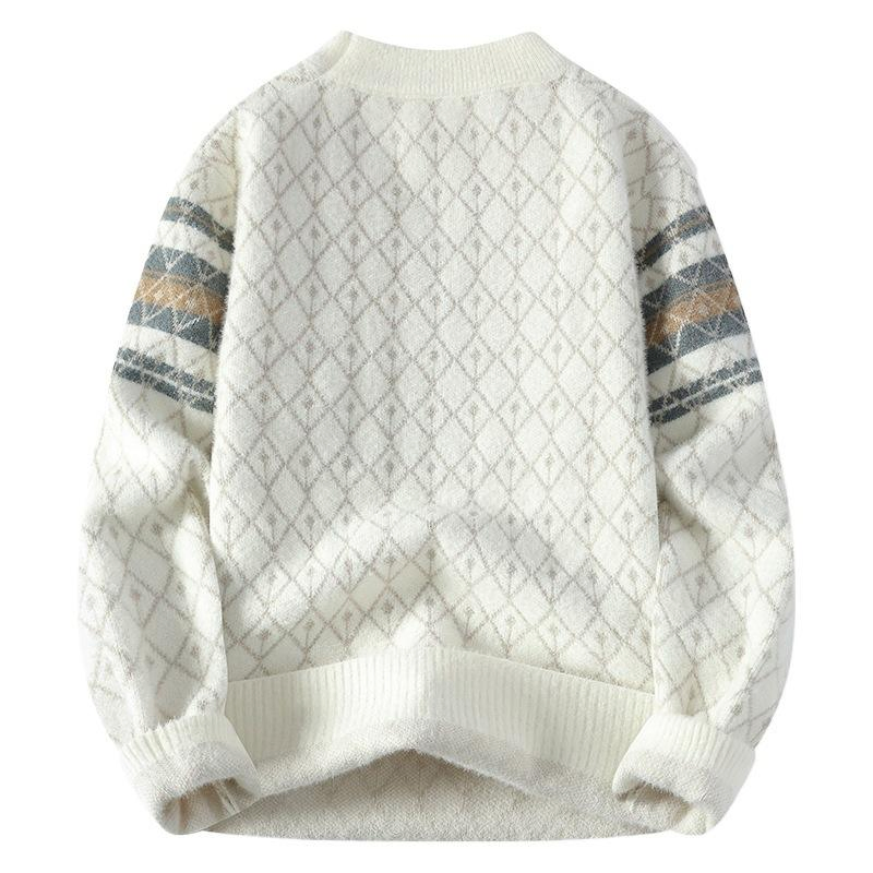 Manufacturers' Best-Selling Men's Knitwear, Autumn New Style, Fashionable and Trendy Pullover, Round-Neck Knitted Sweater for Men, Clothing