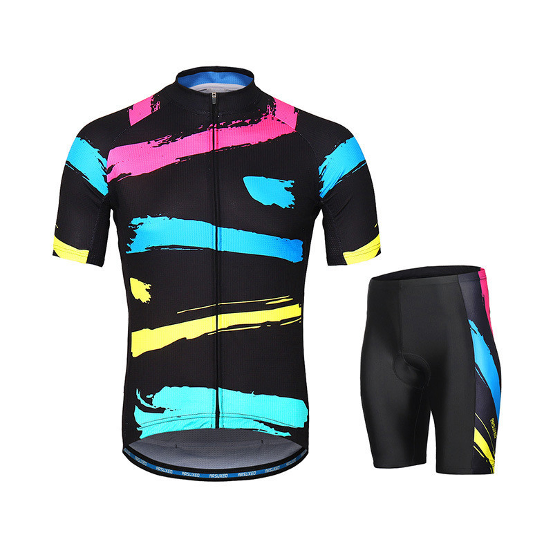 Men′ S Sportswear Sublimation Print Cycling Uniform Bike Clothing Bicycle Shorts Sets