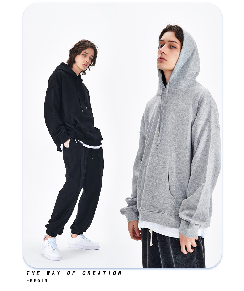 Wholesale Solid Color Hoodie Sweatshirt Hoody Cycling Wear Sportswear Women Toga Outfit Activewear Stock Fitness Wear Men's Hoodies Casual Hooded Sweatshirts