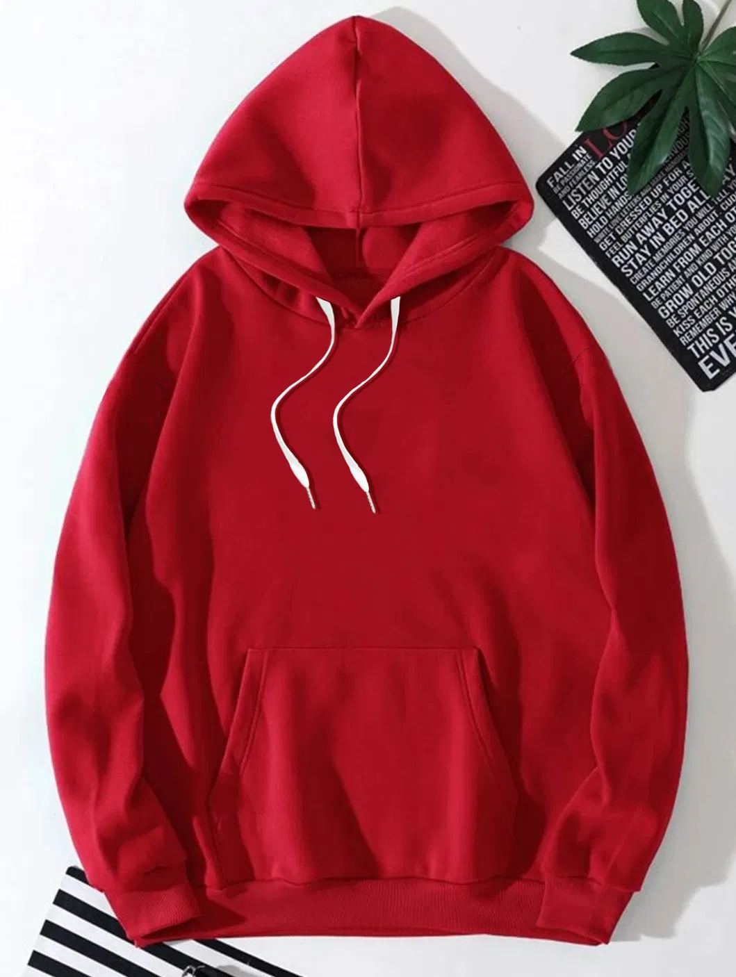 Spring and Summer Men Clothing French Terry Casual Wear and Sports Wear Sweetshirt with Hoody