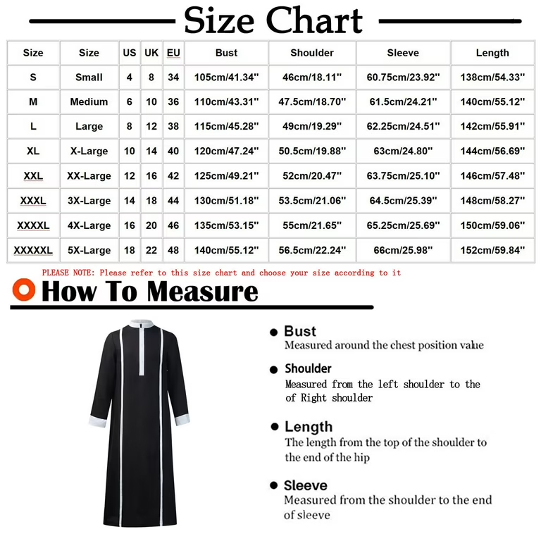 Size Chart 1