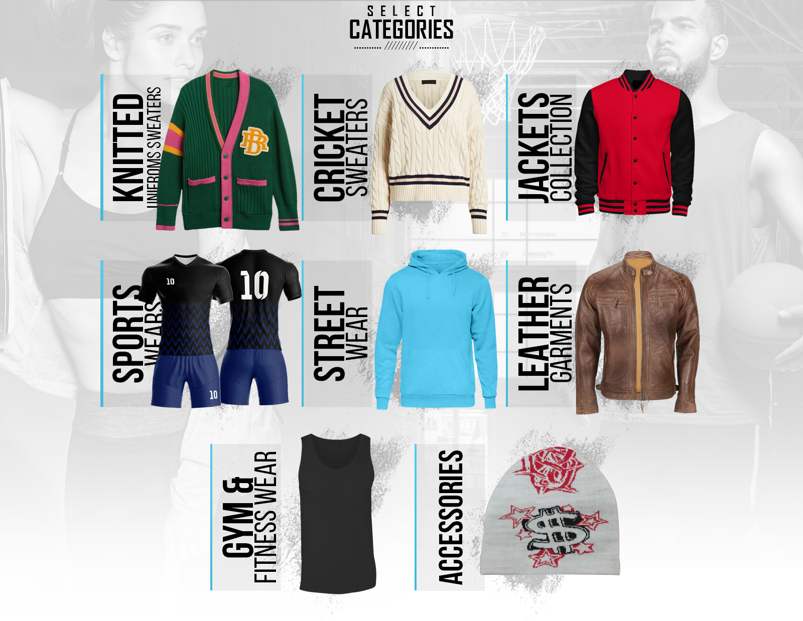 Garment Product Categories Overview