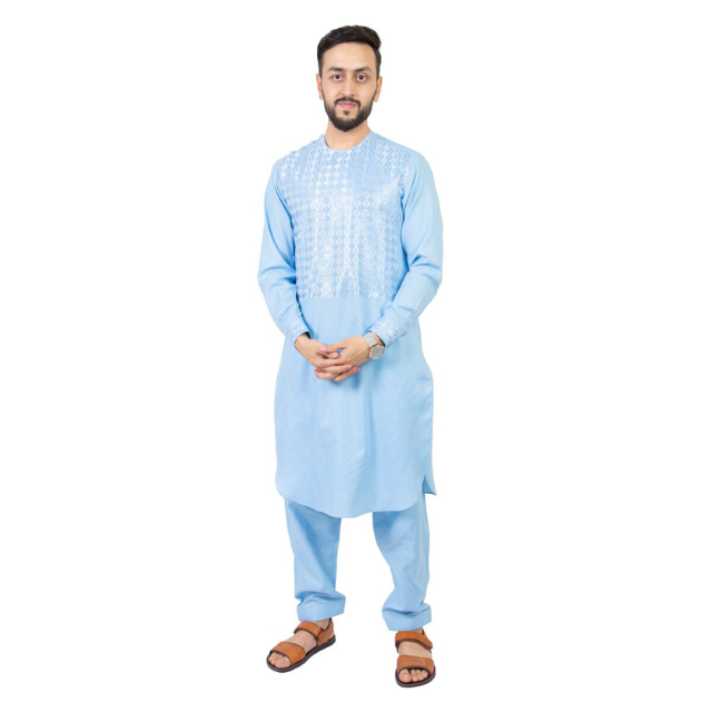 Factory Directly Selling Traditional Men's Clothing Afghani Style Shalwar Kameez Dress Tribal Afghan Men's Outerwear Sets Adults