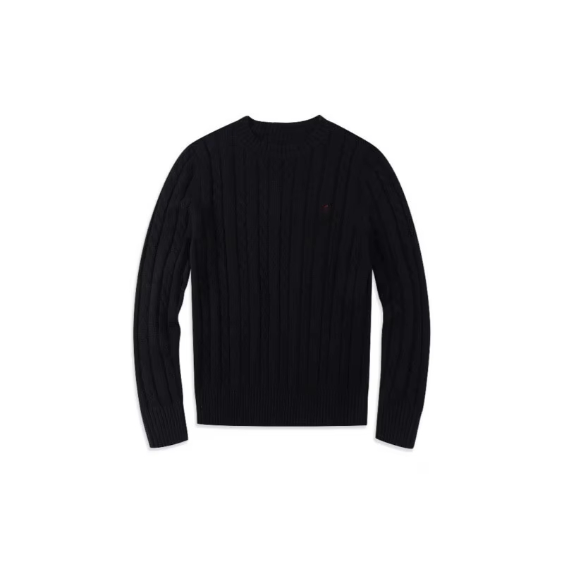 Sweater Embroidery Pullover Knitwear Winter Crew Neck Jumper Cotton Knitted Designer Men Knit Sweater