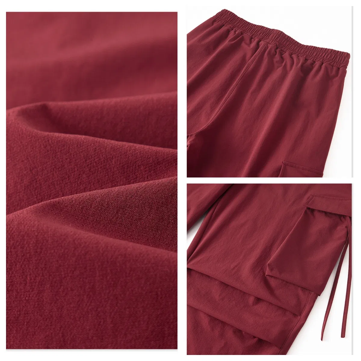 Unisex 155GSM 100%Polyester Summer High Quality Custom Blank Pocket Women Street Casual Female Wear