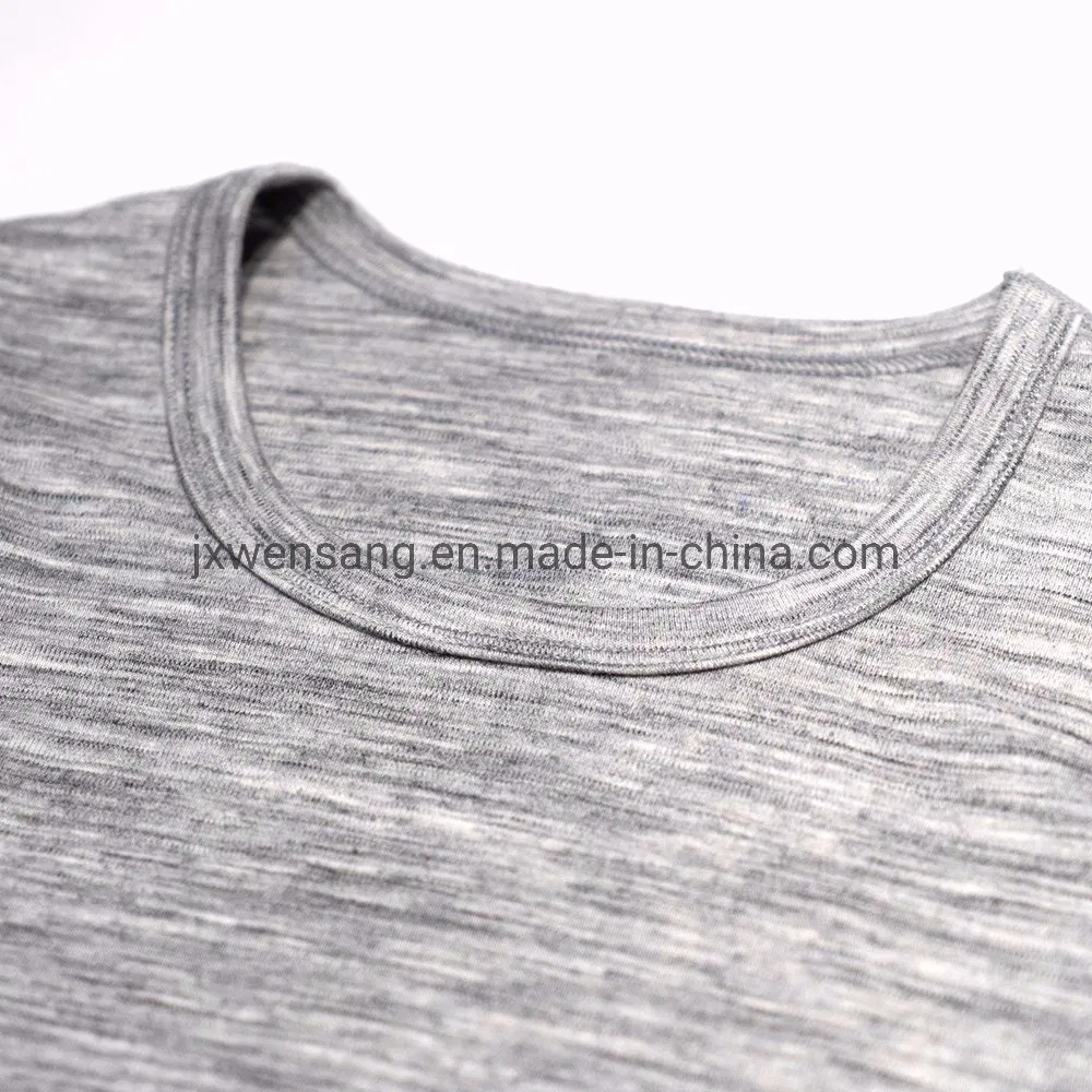 Australian Merino Wool Base Layer Clothes Men's Long Sleeve Thermal Underwear Top