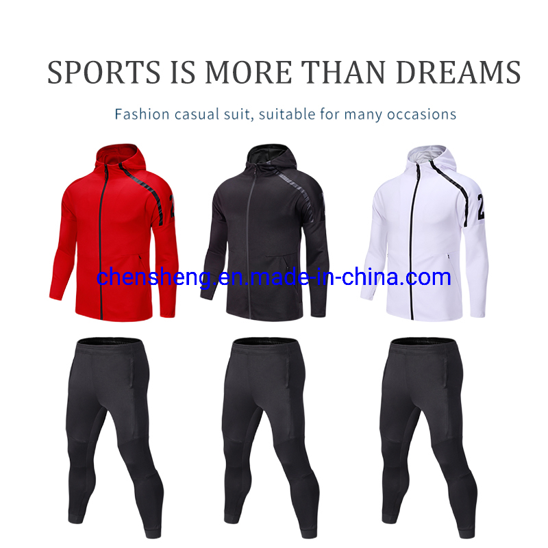 New Design Sports Track Suits/Custom Sublimation Blank Jogging Wear for Men Training Casual Hoodies