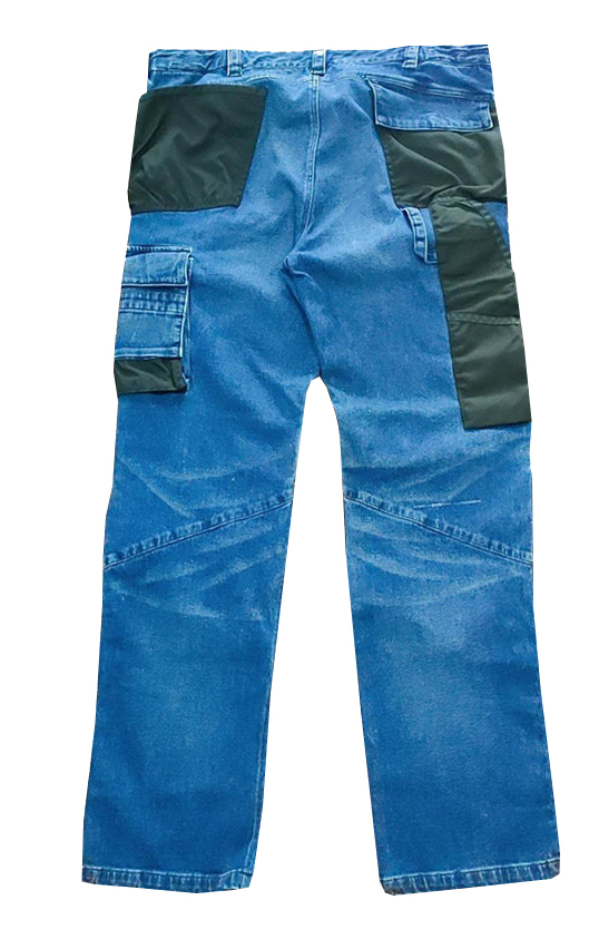 Men's Wear-Resisting Multifunction Customized Denim Cowboy Jeans Workwear Trousers