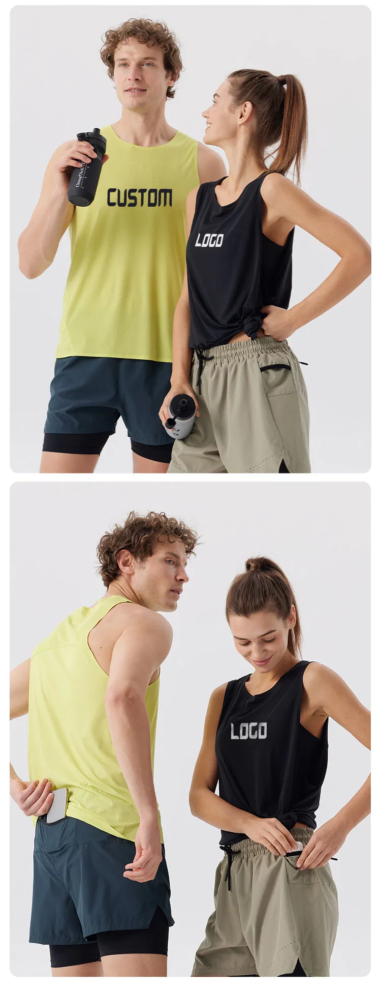 Sleeveless T Shirt Detail