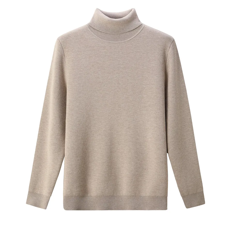 Men's Turtleneck Sweater Detail 1