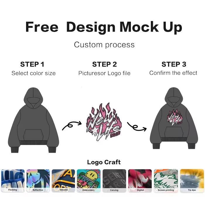 Custom Streetwear Washed Hoodies Mens Blank Black 450GSM French Terry Vintage Distressed Acid Wash Zip up Hoodie Men