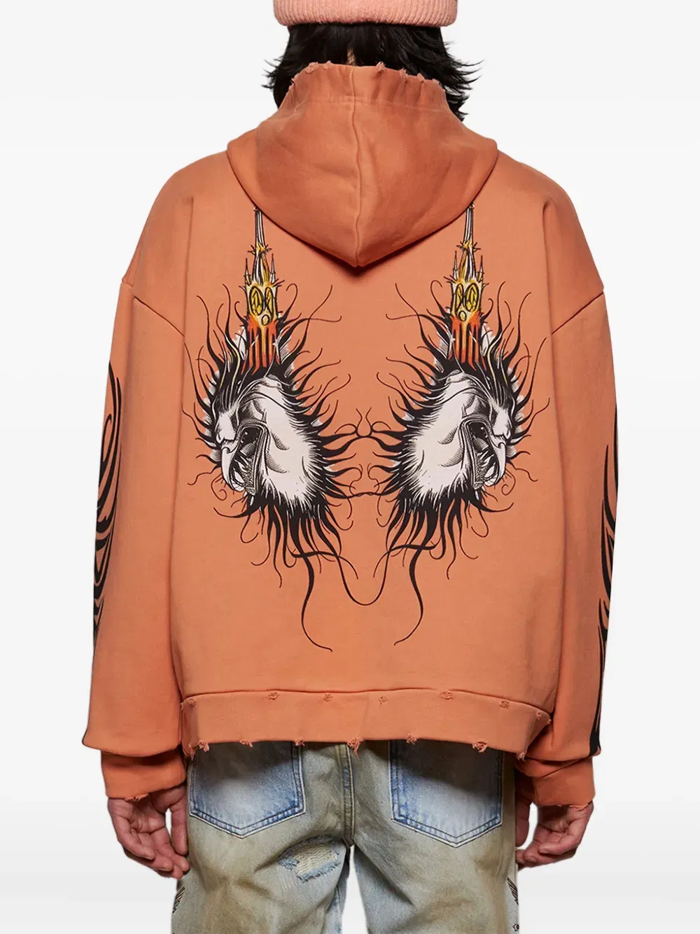 Custom Unisex Crewneck Fleece Sweatshirt Detail