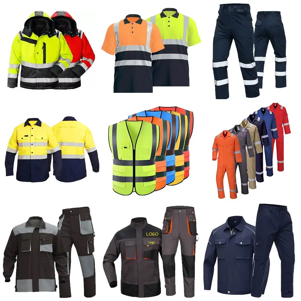 Pure Polyester Uniforms Men for Heavy Duty Work with Different Colors Industrial Construction Work Wear Overalls Coverall