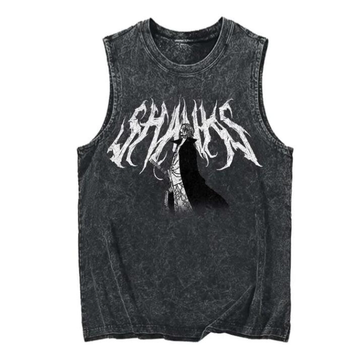 Hot Graphic Vintage Tees Boys Skateboard Shanks Tank Tops Singlet Men Streetwear