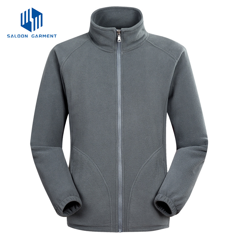 OEM Custom Design Men's Winter Polar Fleece Jacket Outdoor Camping Tourism Coat Plus Size Mountain Climbing Ski Hiking Jackets