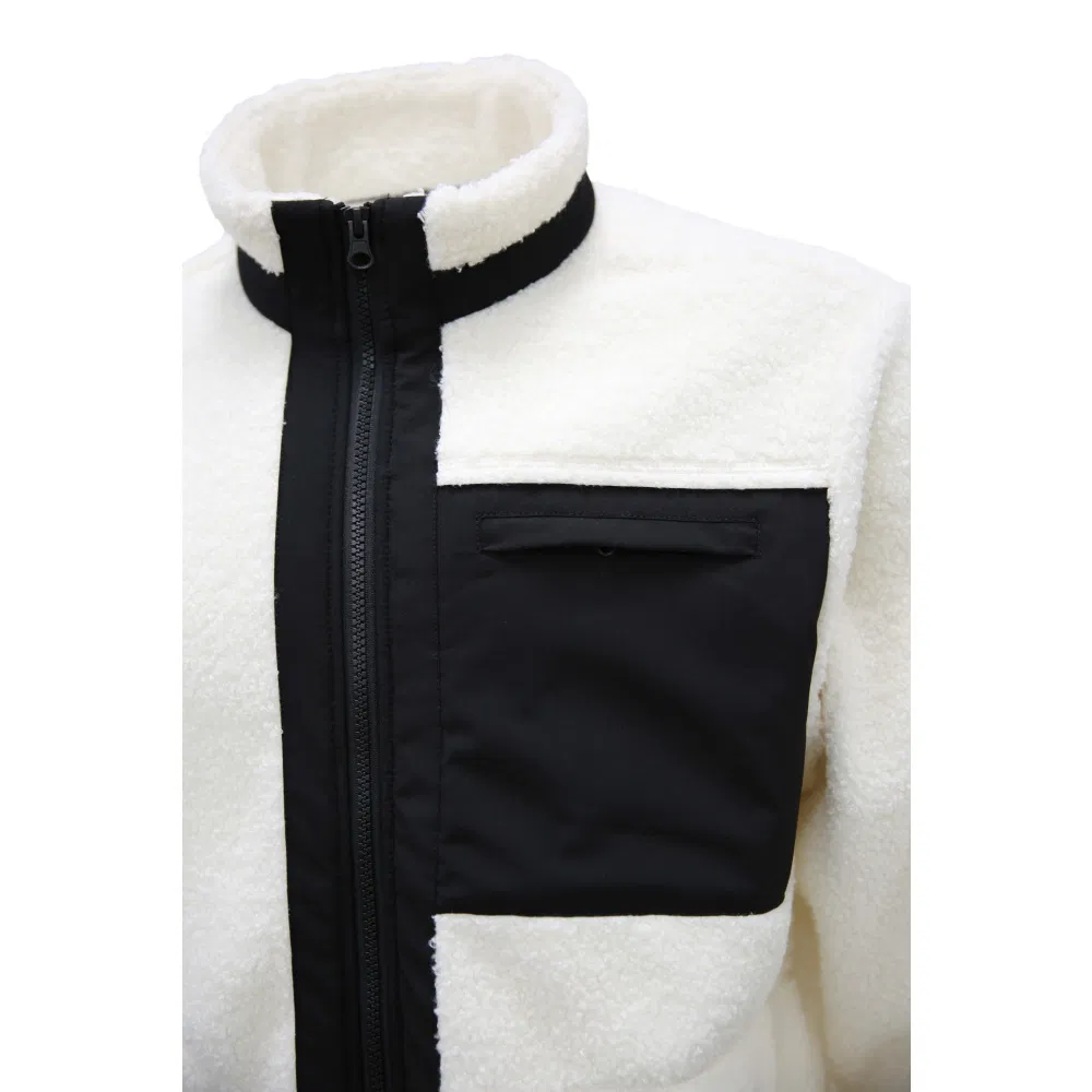 Men Outdoor Sherpa Fleece Jacket Fashion Winter Coat Urban Outdoor Jacket