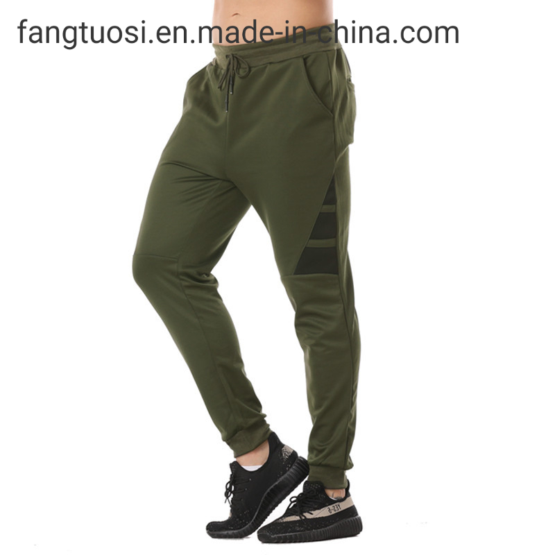 Polyester Custom Running Streetwear Fitness Track Gym Jogger Pants Tapered Loose Athletic Sports Sweatpants Drawstring Men