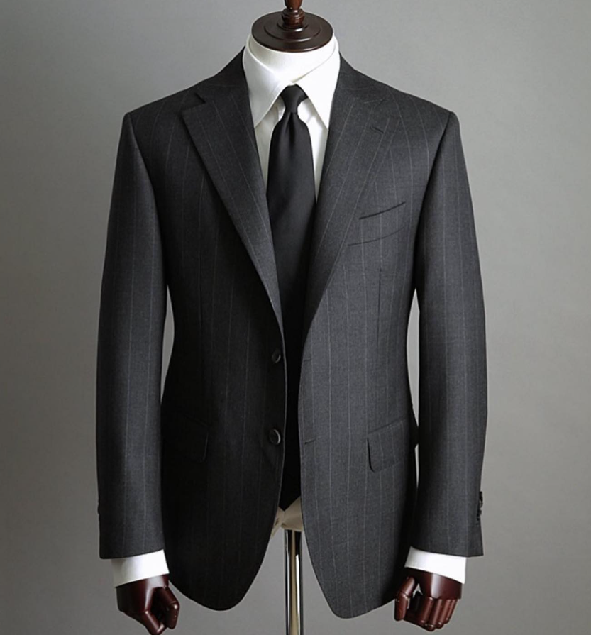 New Men's Business Suits One Button Groom Tuxedo Notched Collar Breathable Anti-static Pleated Front Wedding Pent Coat Set
