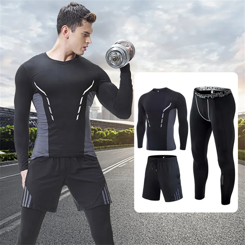 SJ-MT2025 Seamless Quick-Dry Sportswear Gym Wear Fitness Clothing Men