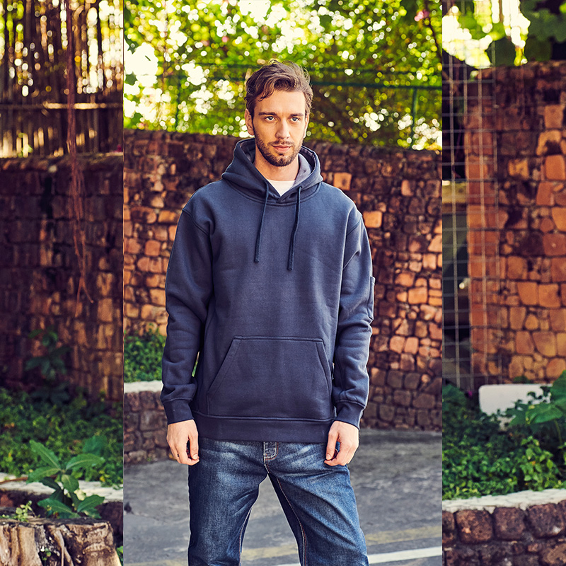 Customize High Quality Custom Men's Work Hoodies Heavyweight Fire Resistant Sweatshirt
