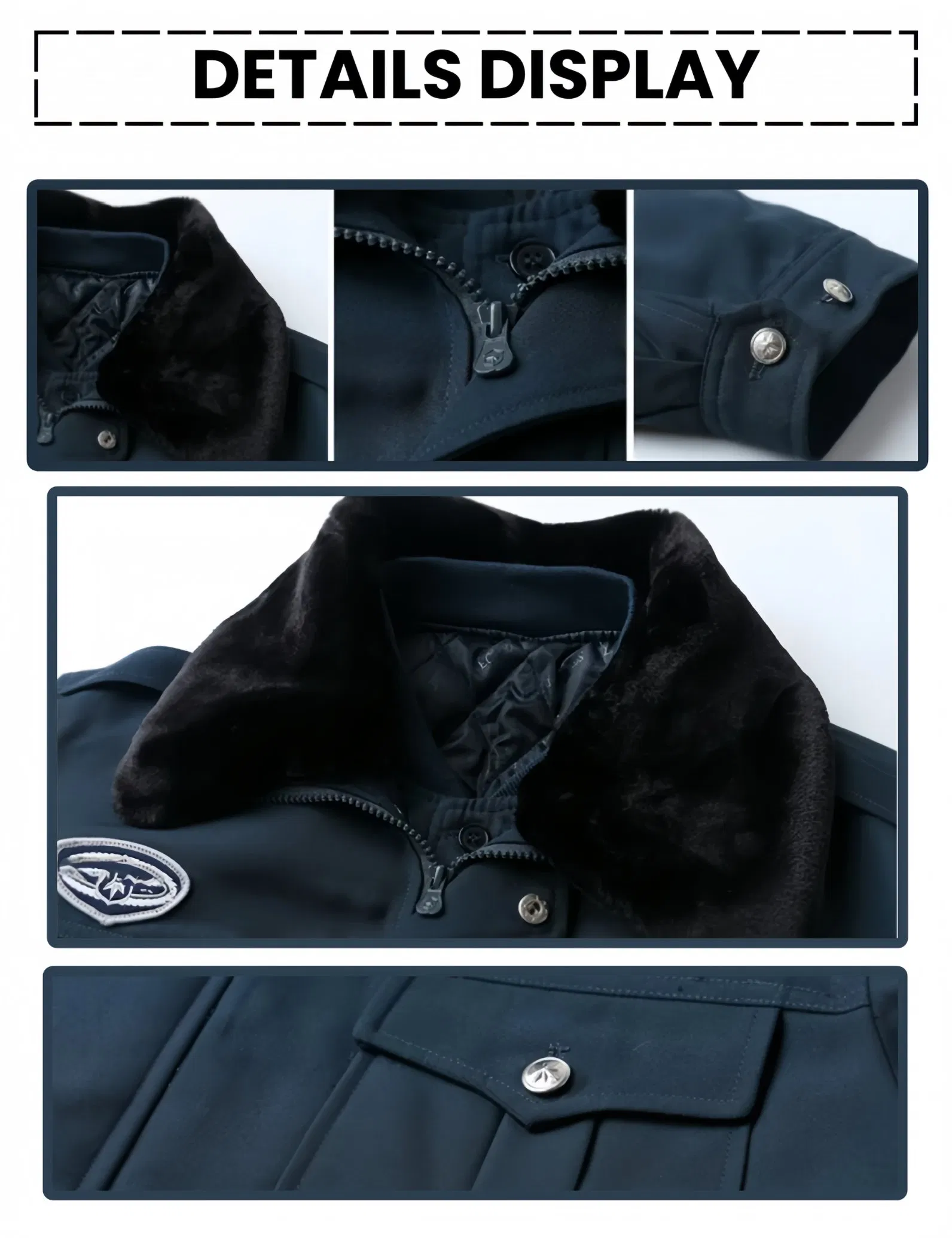 Winter Work Clothes Men/Women Workwear Security Guard Jacket Uniform