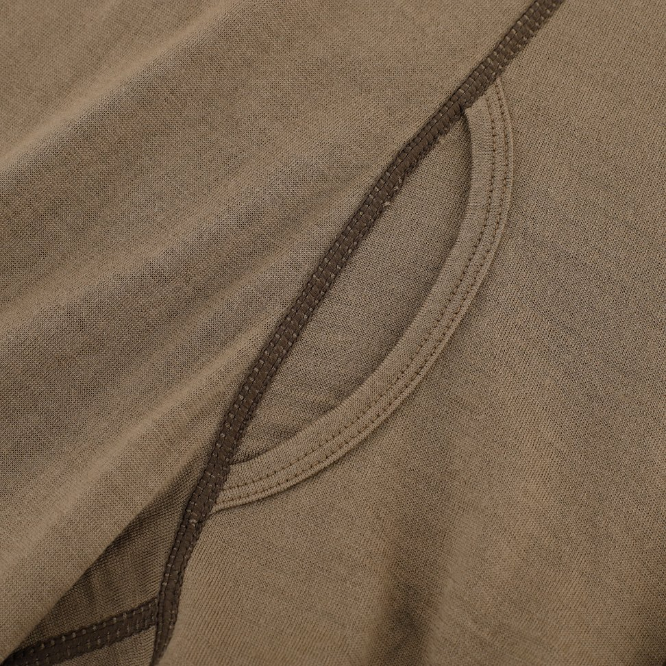Soft and Warm 3/4 Length Merino Wool Base Layer for Men
