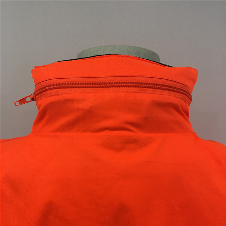 Hi Vis Strip Parka Jacket Reflective Ripstop Workwear Security Men Safety Uniform