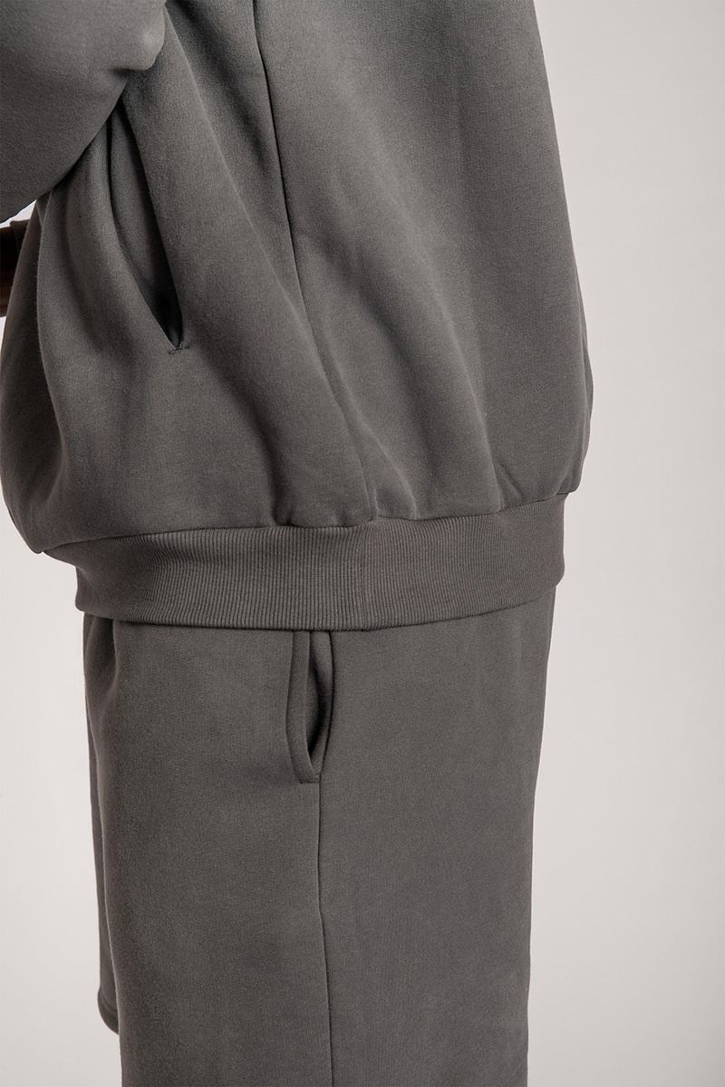 Blank Pullover Hoodie and Shorts Set Unisex Custom Sweatsuit Cotton Men Summer Shorts Sets Jogging Wear