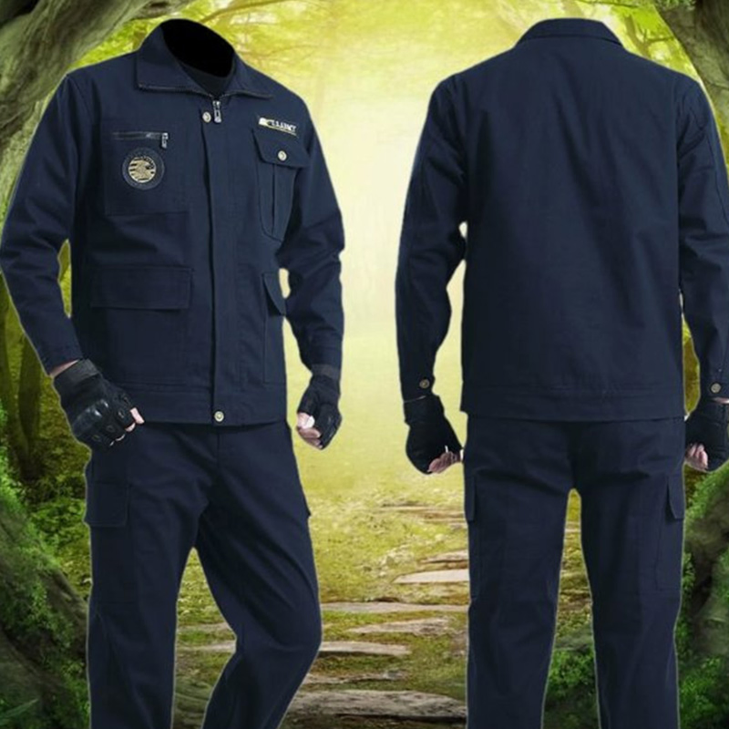 Men Work Uniform Work Wear Jacket for Spring and Autumn Labor Protection