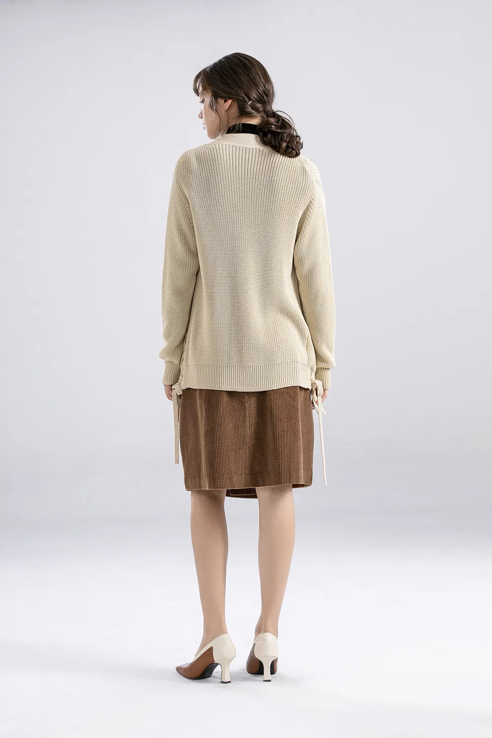 Women's Winter Cardigan - Yarn Dyed Anti-Wrinkle Leisure Wear