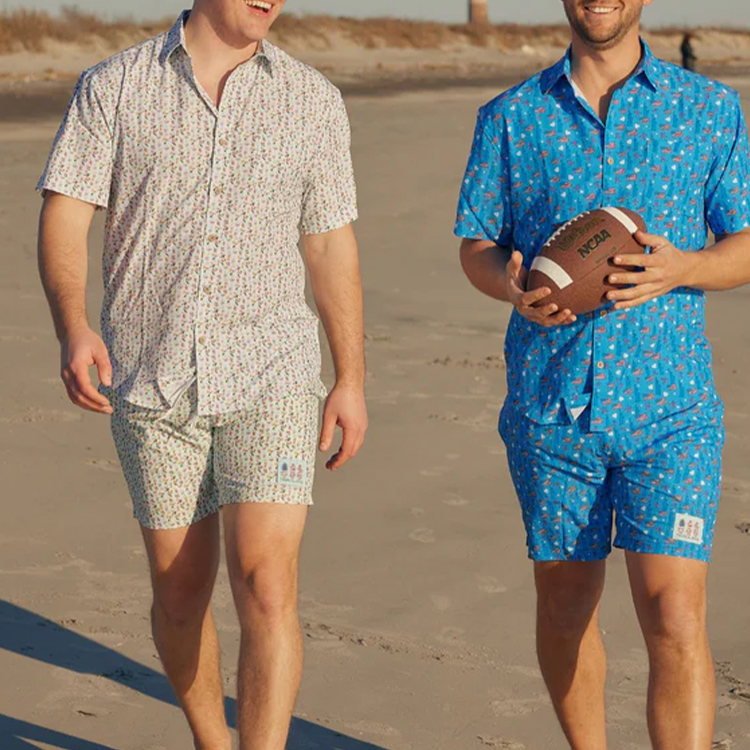 Reverse Print Button-down Collar Traditional Aloha Shirts Hawaiian Shirt Custom Mens Clothes